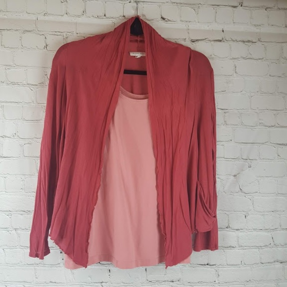 (L) Cardigan and (M) Maurices Tank To